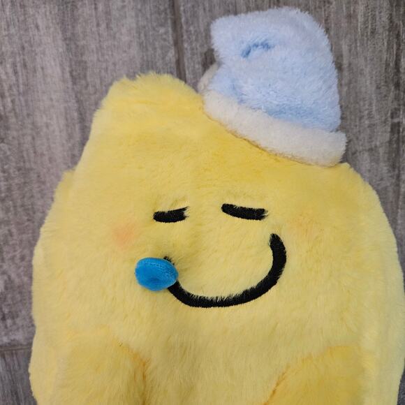 Lemon8 Sleepy Lemo Plush Toy Yellow Lemon Shaped Collectible Promo Plushie NEW - Picture 2 of 10